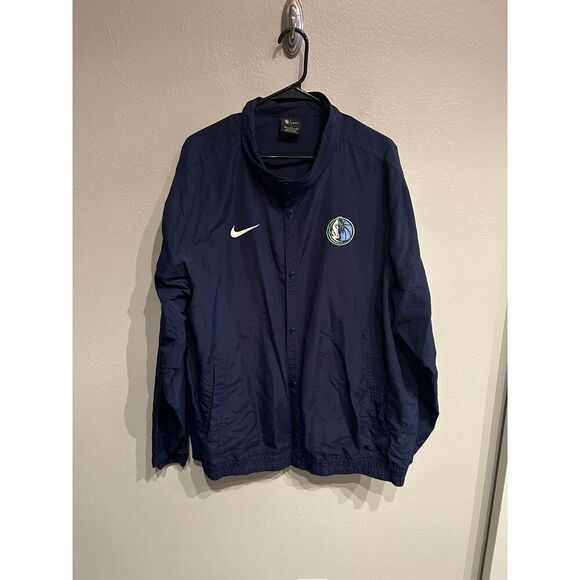 Nike Dallas Mavericks City Edition Lightweight DNA Full Snap Jacket Mens XXL